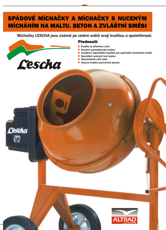 Katalog výrobků značky Lescha