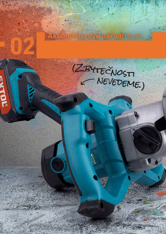 Katalog aku nářadí Extol