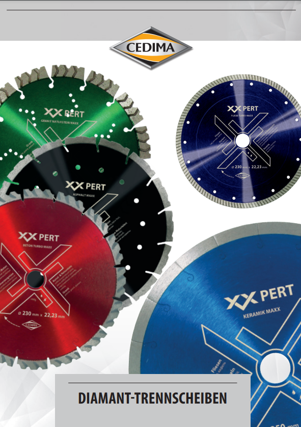Katalog dia-řezných kotoučů 
